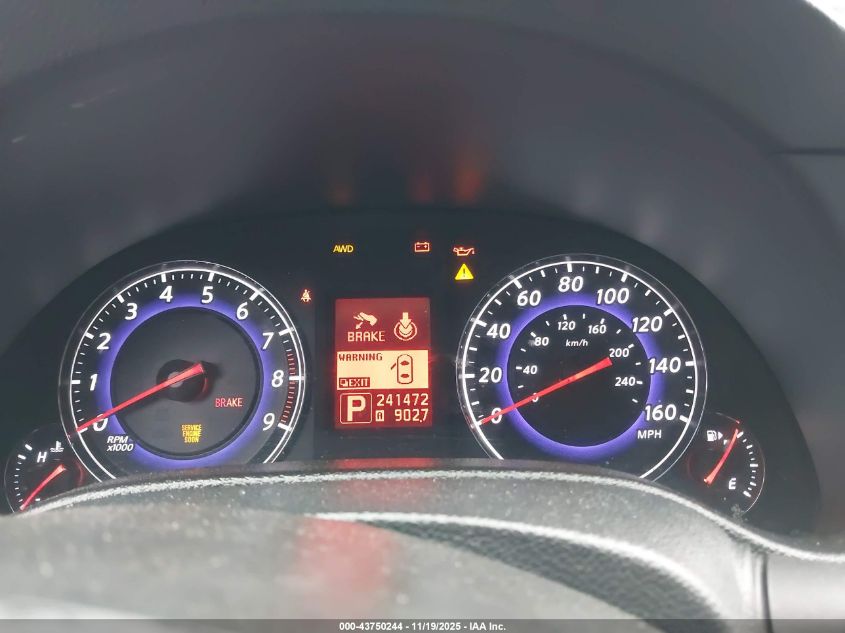 2009 Infiniti G37X VIN: JNKCV61F39M051081 Lot: 43750244