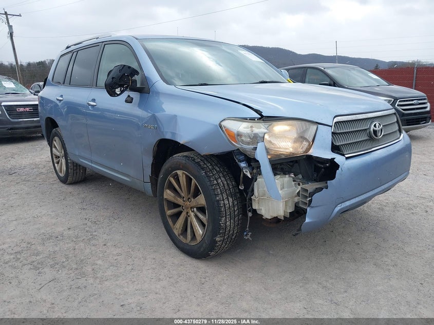 2008 Toyota Highlander Hybrid Limited VIN: JTEEW44A682001695 Lot: 43750279