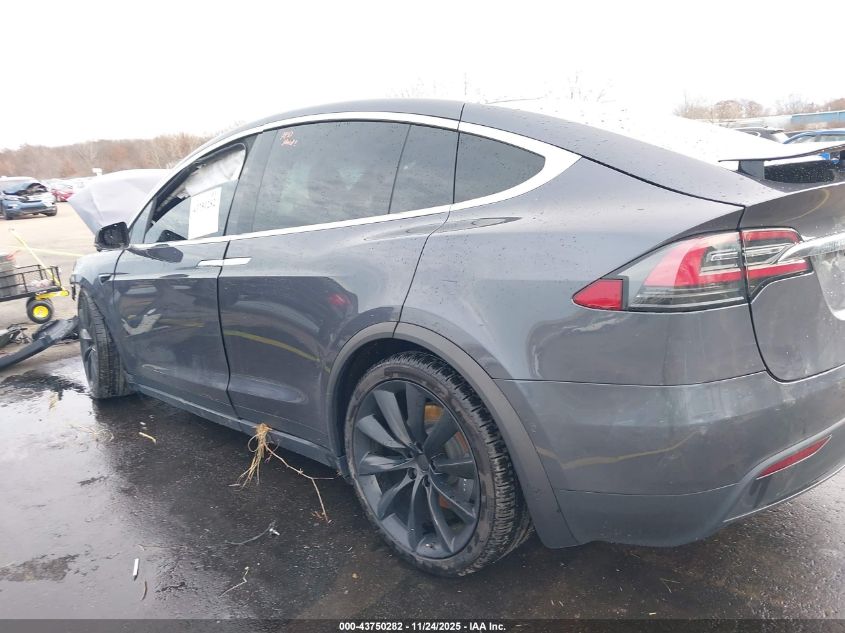 2020 Tesla Model X Long Range Dual Motor All-Wheel Drive/Long Range Plus Dual Motor All-Wheel Drive VIN: 5YJXCDE21LF304757 Lot: 43750282