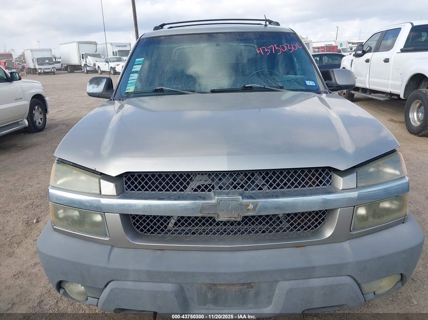 2002 Chevrolet Avalanche 1500 VIN: 3GNEK13T52G291824 Lot: 43750300