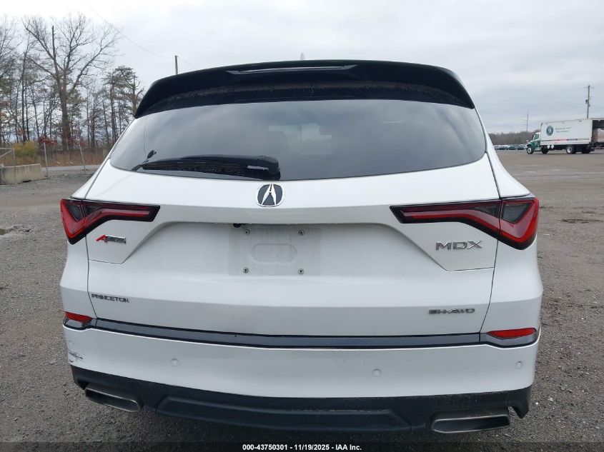 2022 Acura Mdx A-Spec Package VIN: 5J8YE1H07NL023491 Lot: 43750301