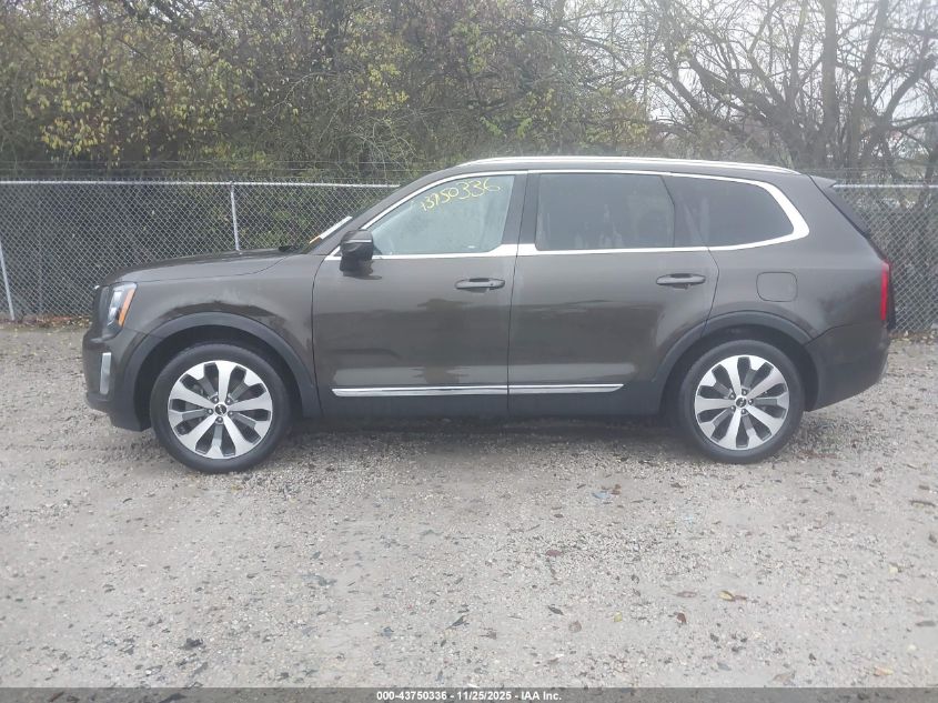 2022 Kia Telluride Ex VIN: 5XYP3DHCXNG230576 Lot: 43750336