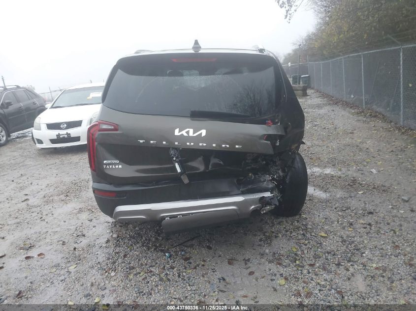 2022 Kia Telluride Ex VIN: 5XYP3DHCXNG230576 Lot: 43750336