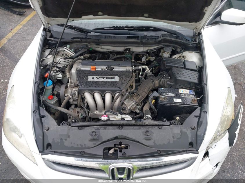 2007 Honda Accord 2.4 Ex VIN: 1HGCM567X7A049540 Lot: 43750353