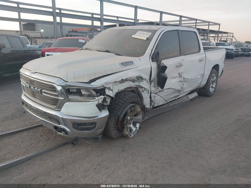 Vin: 1c6srfft6kn531963, lot: 44245743, ram 1500 big horn/lone star  4x4 5'7 box 20192