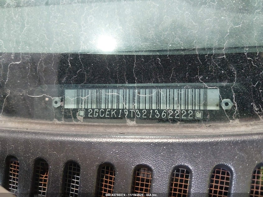 2GCEK19T321362222 2002 CHEVROLET SILVERADO photo no. 7