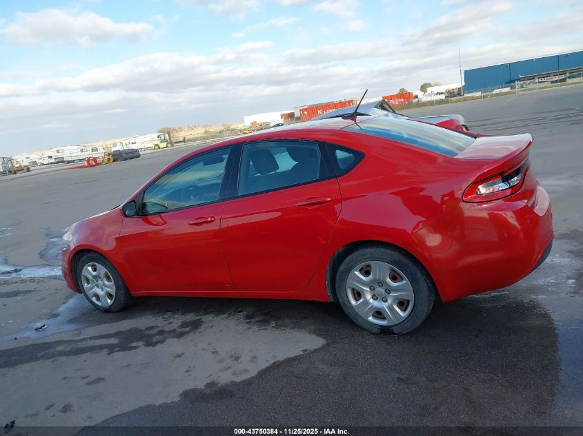 2013 Dodge Dart Aero VIN: 1C3CDFAH4DD216199 Lot: 43750384