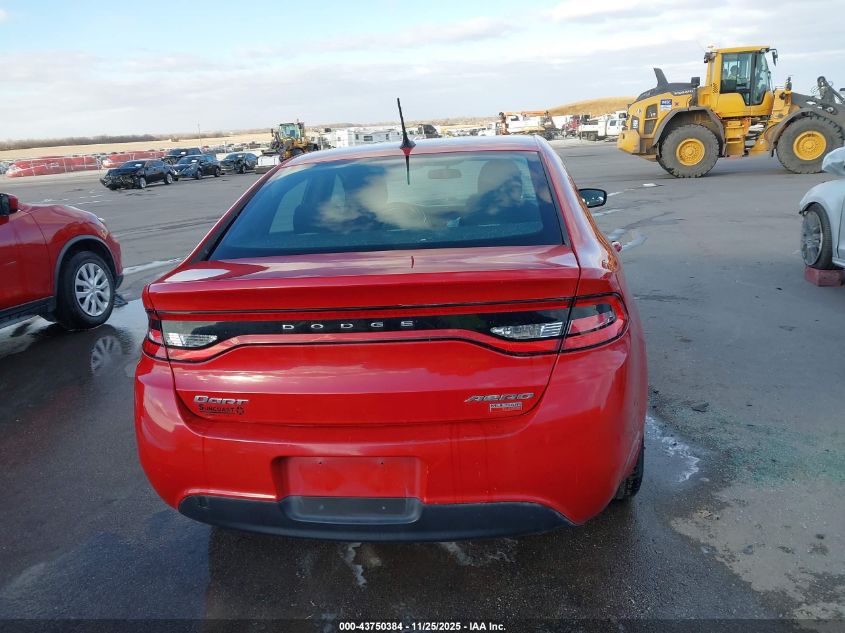 2013 Dodge Dart Aero VIN: 1C3CDFAH4DD216199 Lot: 43750384