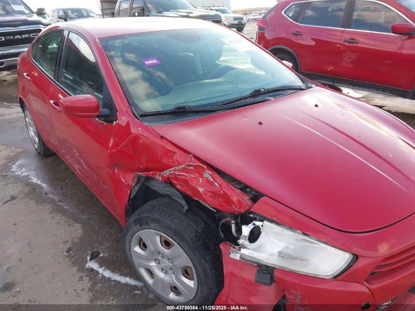 2013 Dodge Dart Aero VIN: 1C3CDFAH4DD216199 Lot: 43750384