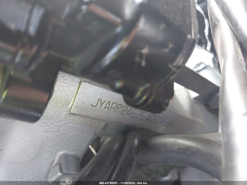 2014 Yamaha Fjr1300 A VIN: JYARP24E7EA001664 Lot: 43750397