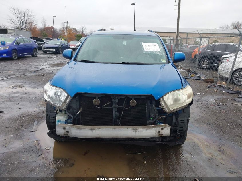 2008 Toyota Highlander VIN: JTEES41A382095616 Lot: 43750425