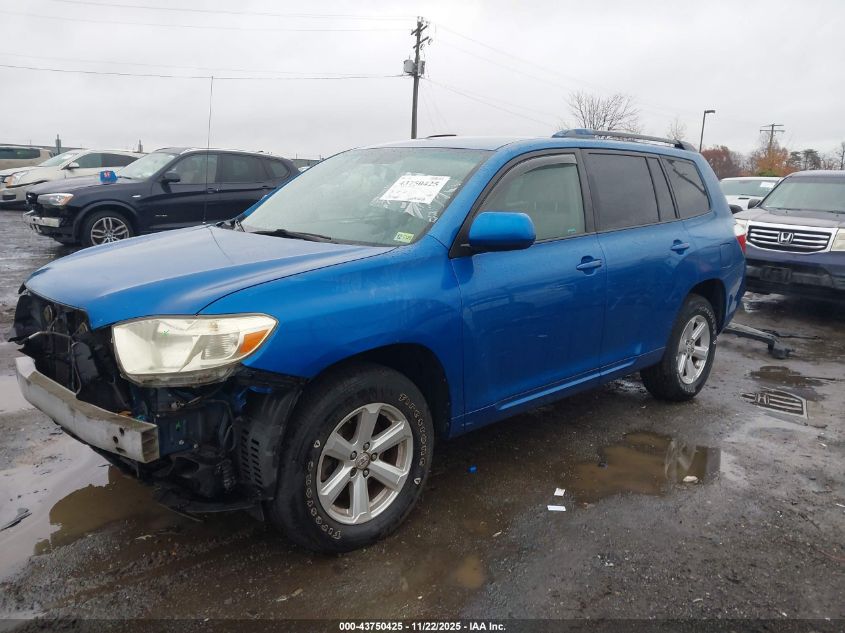 2008 Toyota Highlander VIN: JTEES41A382095616 Lot: 43750425