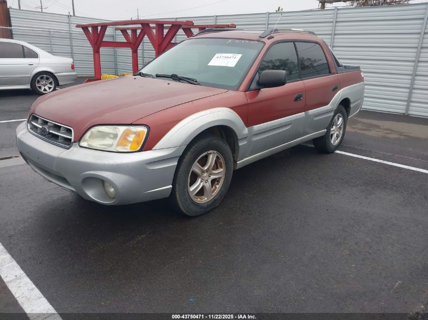 4S4BT62C247100247 2004 SUBARU BAJA photo no. 2
