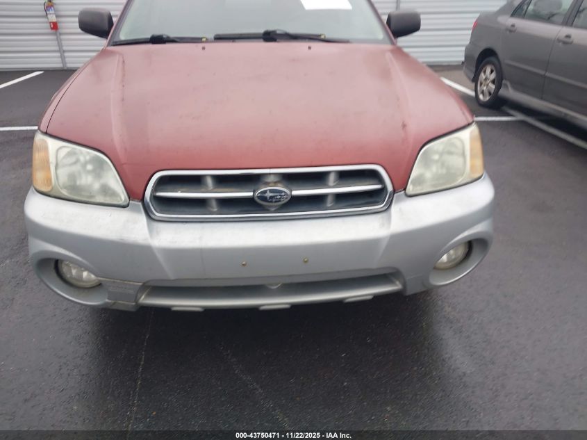 2004 Subaru Baja Sport VIN: 4S4BT62C247100247 Lot: 43750471