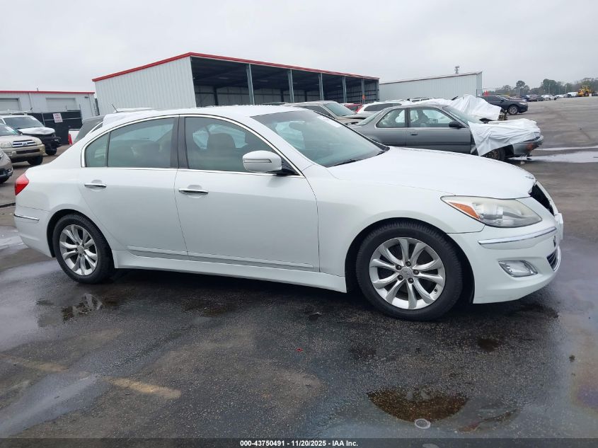 2013 Hyundai Genesis 3.8 VIN: KMHGC4DD7DU244152 Lot: 43750491