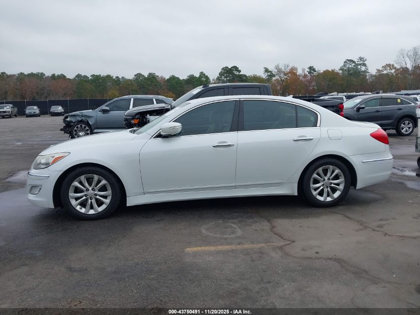 2013 Hyundai Genesis 3.8 VIN: KMHGC4DD7DU244152 Lot: 43750491