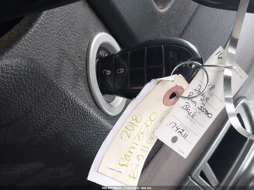 2018 Ram 3500 Tradesman 4X4 8' Box VIN: 3C63RRGL9JG321949 Lot: 43750530