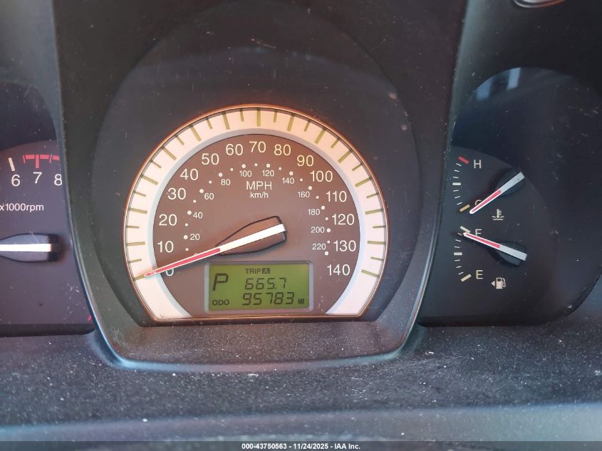 2009 Kia Spectra Sx VIN: KNAFE222595027424 Lot: 43750563