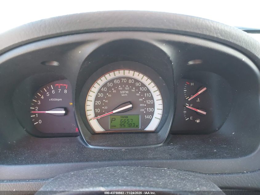 2009 Kia Spectra Sx VIN: KNAFE222595027424 Lot: 43750563