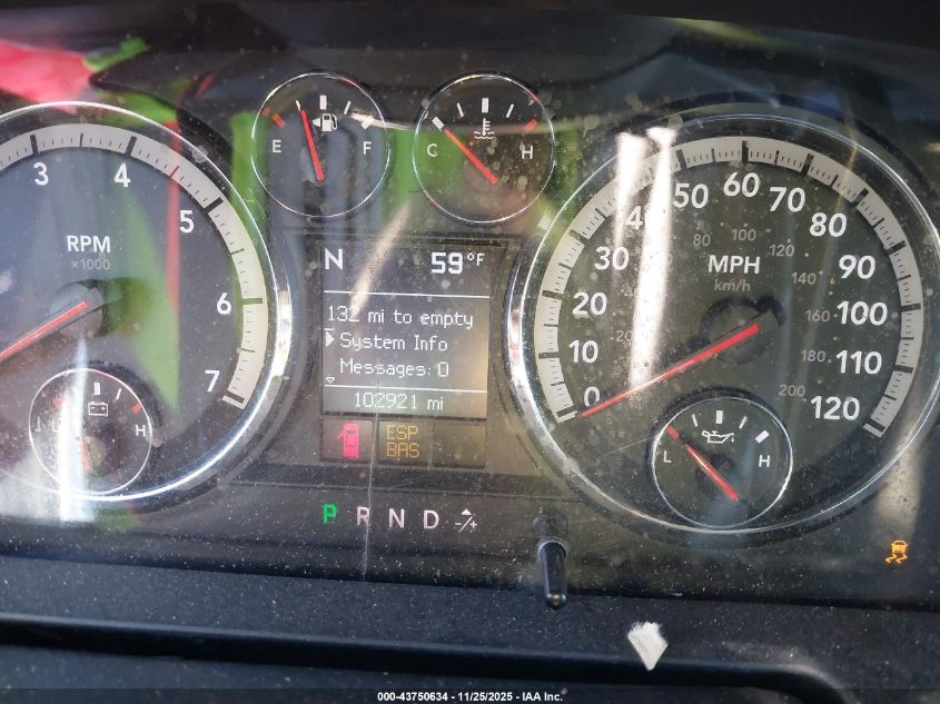 2009 Dodge Ram 1500 Slt/Sport/Trx VIN: 1D3HB18T59S757101 Lot: 43750634