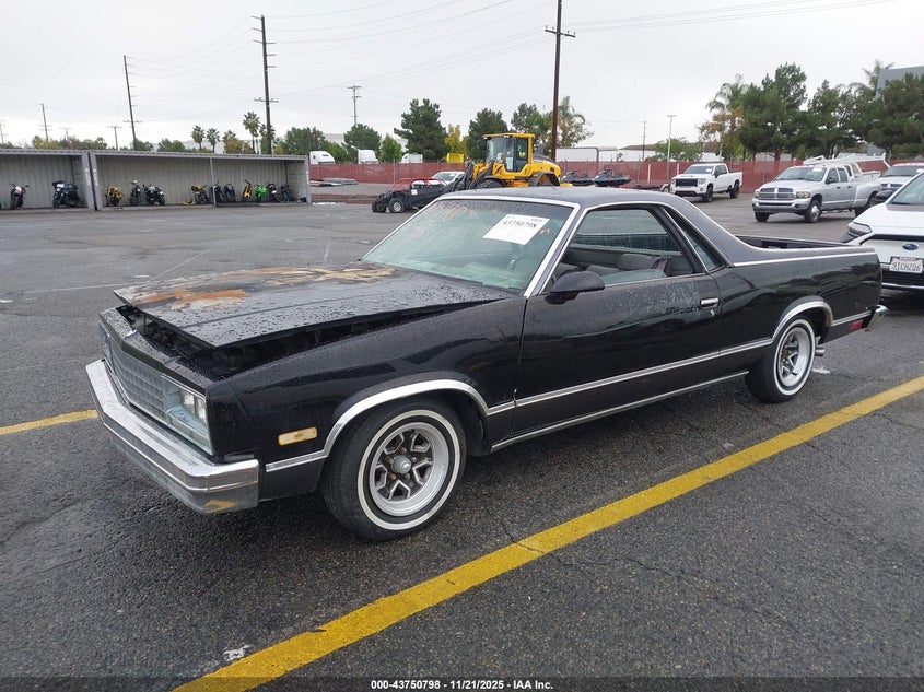 3GCCW80H2HS900502 1987 CHEVROLET EL CAMINO photo no. 2