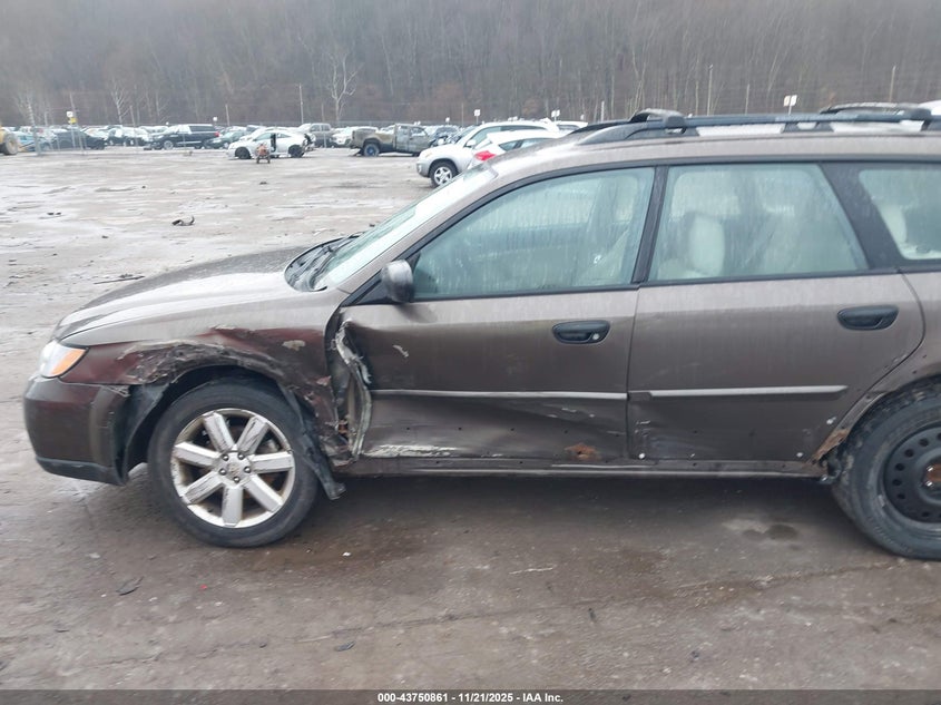 2008 Subaru Outback 2.5I/2.5I L.l. Bean Edition VIN: 4S4BP61C387334683 Lot: 43750861