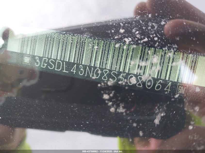 2008 Saturn Vue V6 Xe VIN: 3GSDL43N08S508064 Lot: 43750862