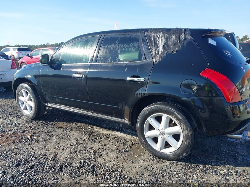 2004 Nissan Murano Se VIN: JN8AZ08T54W226616 Lot: 43750870