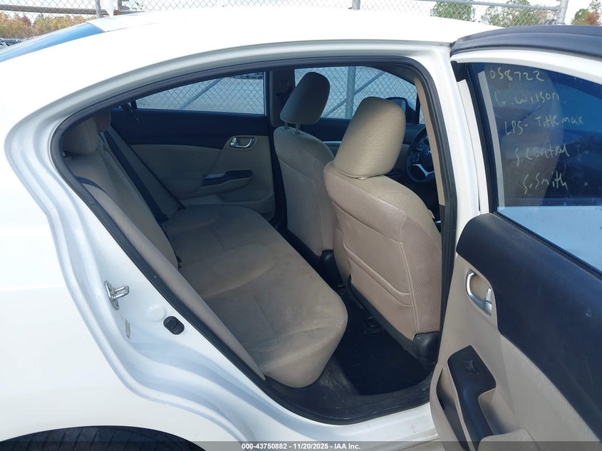 19XFB2F84DE058722 2013 HONDA CIVIC photo no. 8