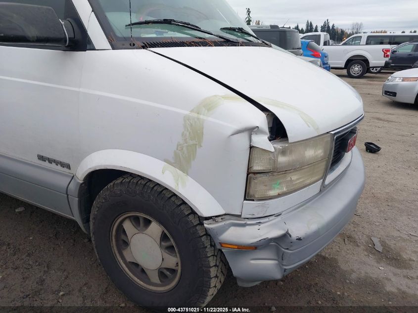 1997 GMC Safari Slx Cmi VIN: 1GKDM19W5VB550216 Lot: 43751021