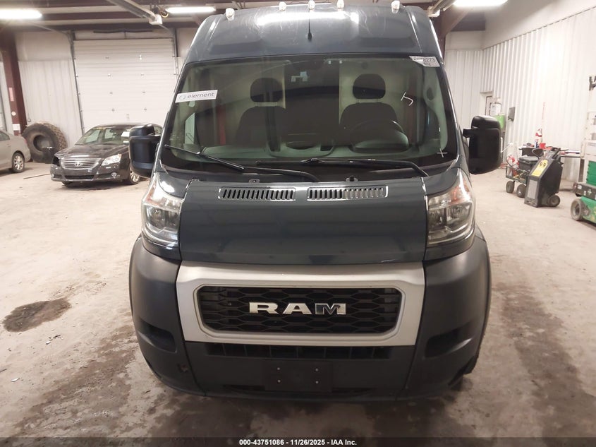 2020 Ram Promaster 3500 Cargo Van High Roof 159 Wb Ext VIN: 3C6URVJG9LE128952 Lot: 43751086