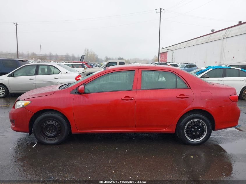 2009 Toyota Corolla Le VIN: JTDBL40E49J012193 Lot: 43751177