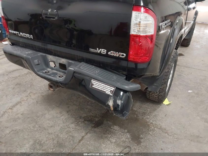 2005 Toyota Tundra Limited V8 VIN: 5TBDT48165S491166 Lot: 43751185