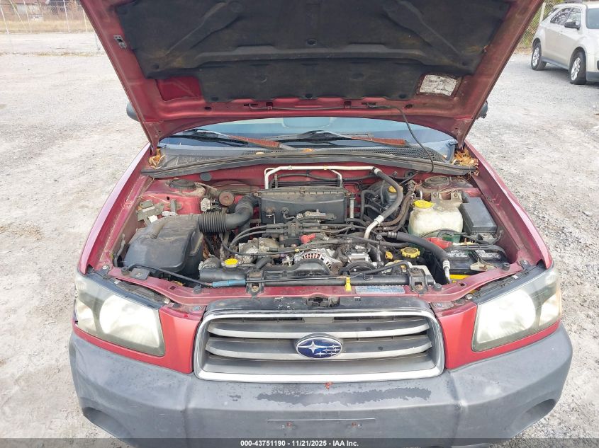 2003 Subaru Forester X VIN: JF1SG63613H701889 Lot: 43751190