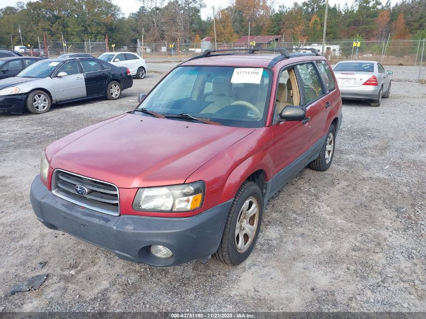 2003 Subaru Forester X VIN: JF1SG63613H701889 Lot: 43751190