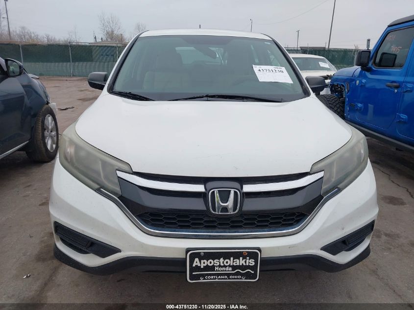 2015 Honda Cr-V Lx VIN: 5J6RM4H39FL014689 Lot: 43751230