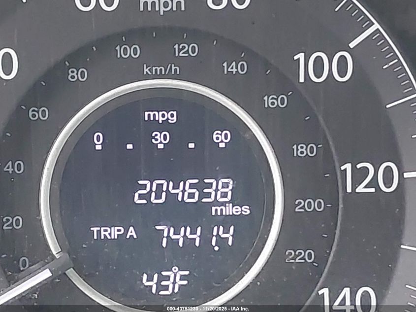 2015 Honda Cr-V Lx VIN: 5J6RM4H39FL014689 Lot: 43751230