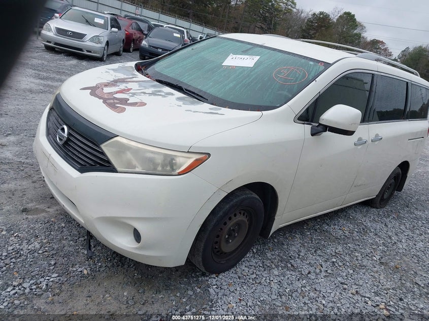 Vin: jn8ae2kp4g9150067, lot: 44246648, nissan quest s 20162