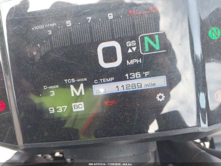 2022 Yamaha Mt09 VIN: JYARN71E4NA002326 Lot: 43751314