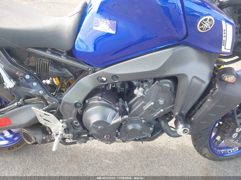 2022 Yamaha Mt09 VIN: JYARN71E4NA002326 Lot: 43751314