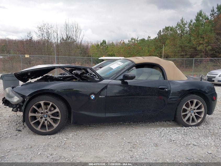 2008 BMW Z4 3.0I VIN: 4USBU33518LW75558 Lot: 43751335