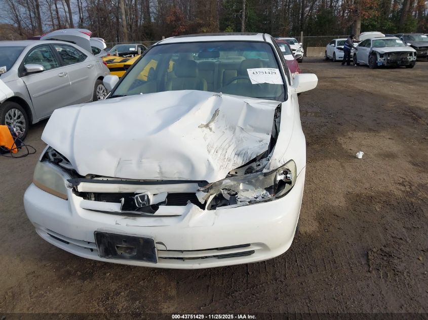 2001 Honda Accord 3.0 Ex VIN: 1HGCG16501A076204 Lot: 43751429
