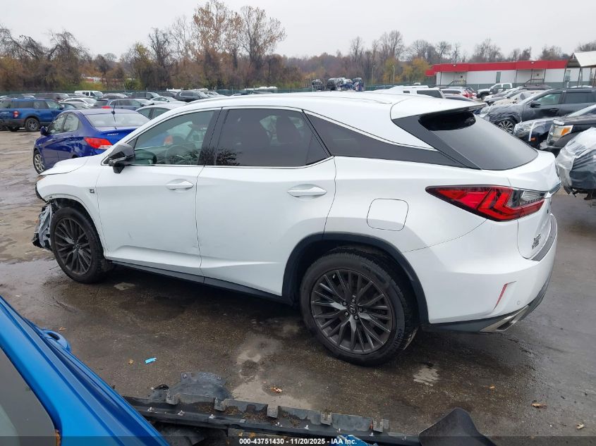2016 Lexus Rx 350 F Sport VIN: 2T2BZMCA6GC051508 Lot: 43751430