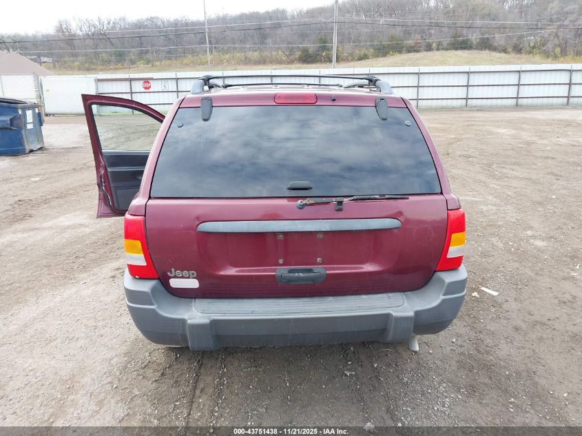 2001 Jeep Grand Cherokee Laredo VIN: 1J4GW48S41C593205 Lot: 43751438