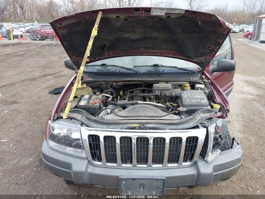 2001 Jeep Grand Cherokee Laredo VIN: 1J4GW48S41C593205 Lot: 43751438