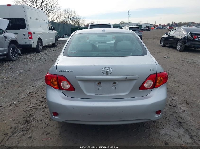 2009 Toyota Corolla Le VIN: 2T1BU40E69C181771 Lot: 43751454