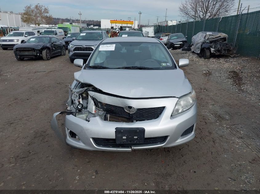 2009 Toyota Corolla Le VIN: 2T1BU40E69C181771 Lot: 43751454