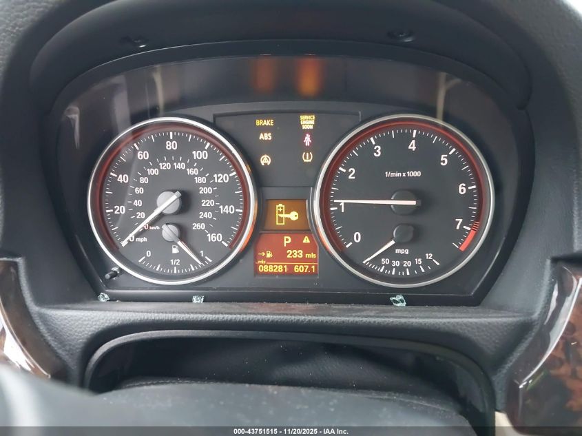 2008 BMW 328I VIN: WBAVC53548F009582 Lot: 43751515