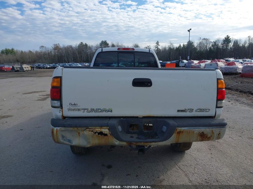 2003 Toyota Tundra Sr5 V8 VIN: 5TBKT44183S437572 Lot: 43751525