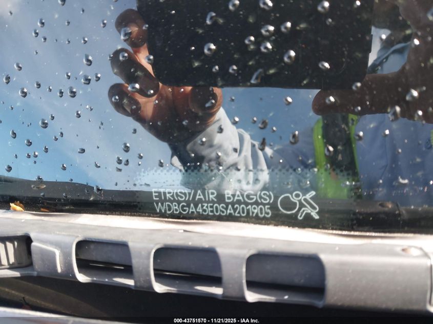 1995 Mercedes-Benz S 420 VIN: WDBGA43E0SA201905 Lot: 43751570